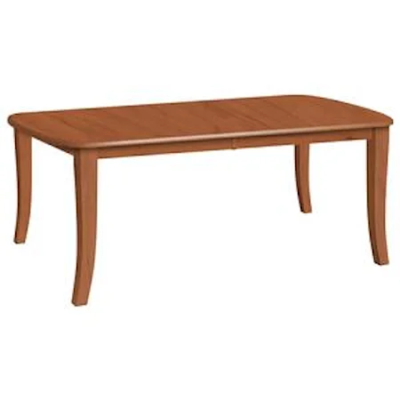 Customizable Solid Wood Millsdale Rectangular Dining Table with Legs